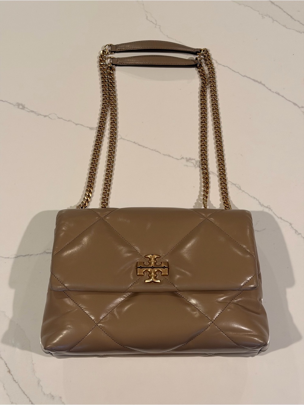 Kira Diamond Quilt Convertible Shoulder Bag